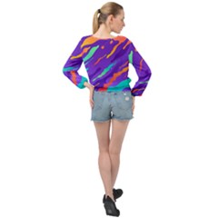 Banded Bottom Chiffon Top 