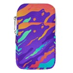 Multicolored Abstract Background Waist Pouch (Large)