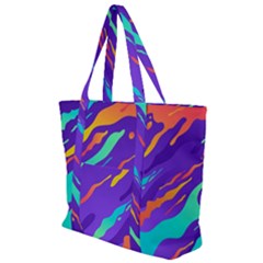 Zip Up Canvas Bag 