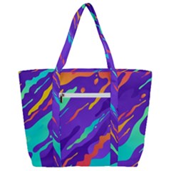 Zip Up Canvas Bag 
