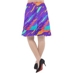Fishtail Chiffon Skirt 