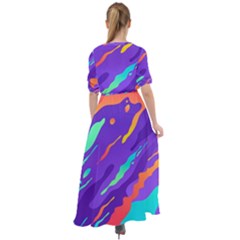 Waist Tie Boho Maxi Dress 