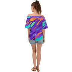 Off Shoulder Short Sleeve Top 