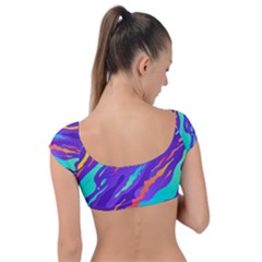 Cap Sleeve Ring Bikini Top 