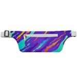 Multicolored Abstract Background Active Waist Bag