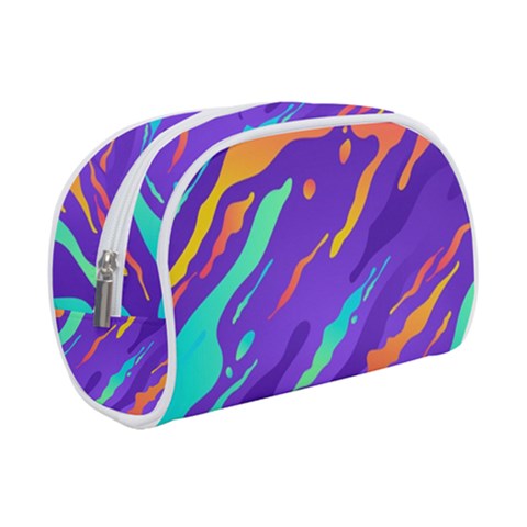 Multicolored Abstract Background Make Up Case (Small) from ArtsNow.com