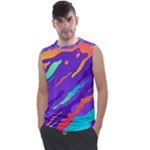 Multicolored Abstract Background Men s Regular Tank Top
