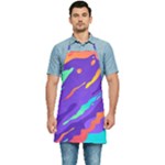 Multicolored Abstract Background Kitchen Apron