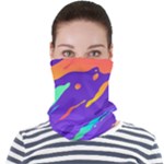 Multicolored Abstract Background Face Seamless Bandana (Adult)