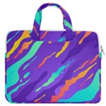 Multicolored Abstract Background MacBook Pro 13  Double Pocket Laptop Bag