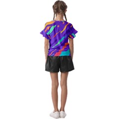 Kids  Cut Out Flutter Sleeves 