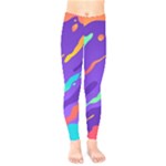 Multicolored Abstract Background Kids  Classic Winter Leggings