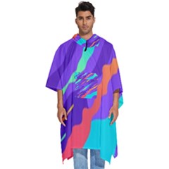 Men s Hooded Rain Ponchos 