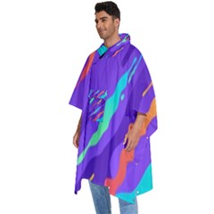Men s Hooded Rain Ponchos 