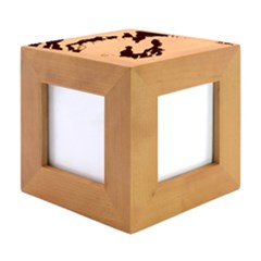 Wood Photo Frame Cube 