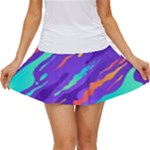 Multicolored Abstract Background Women s Skort