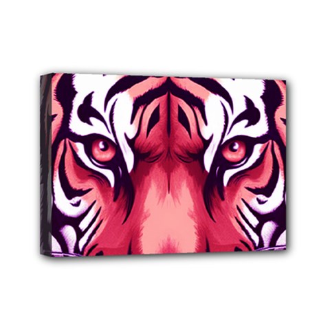 Tiger Design Mini Canvas 7  x 5  (Stretched) from ArtsNow.com