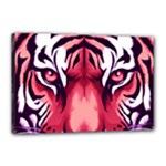 Tiger Design Canvas 18  x 12  (Stretched)
