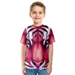 Tiger Design Kids  Sport Mesh T-Shirt