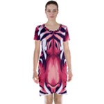 Tiger Design Short Sleeve Nightdress