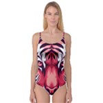 Tiger Design Camisole Leotard 