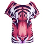 Tiger Design Women s Oversized T-Shirt