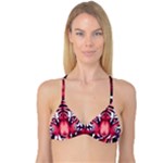 Tiger Design Reversible Tri Bikini Top