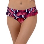 Tiger Design Frill Bikini Bottoms
