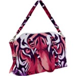 Tiger Design Canvas Crossbody Bag