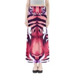 Tiger Design Full Length Maxi Skirt