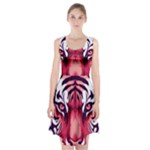 Tiger Design Racerback Midi Dress