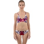 Tiger Design Wrap Around Bikini Set