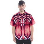 Tiger Design Men s Short Sleeve Shirt