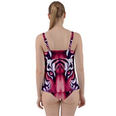 Twist Front Tankini Set 