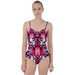 Tiger Design Sweetheart Tankini Set