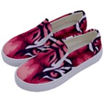 Tiger Design Kids  Canvas Slip Ons