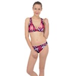 Tiger Design Classic Banded Bikini Set 