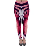 Tiger Design Lightweight Velour Leggings