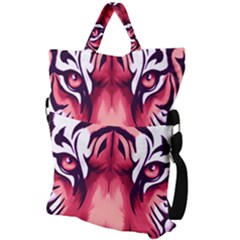 Fold Over Handle Tote Bag 