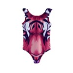 Tiger Design Kids  Frill Swimsuit