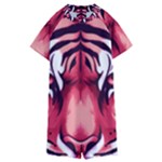 Tiger Design Kids  Boyleg Half Suit Swimwear