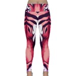 Tiger Design Lightweight Velour Classic Yoga Leggings