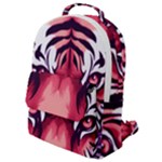 Tiger Design Flap Pocket Backpack (Small)