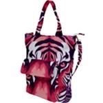 Tiger Design Shoulder Tote Bag