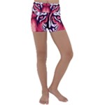 Tiger Design Kids  Lightweight Velour Yoga Shorts