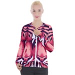 Tiger Design Casual Zip Up Jacket