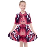 Tiger Design Kids  All Frills Chiffon Dress