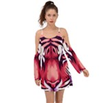 Tiger Design Boho Dress