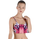 Tiger Design Layered Top Bikini Top 