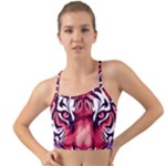 Tiger Design Mini Tank Bikini Top